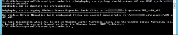 escribe el comando para migrar el servidor de archivos