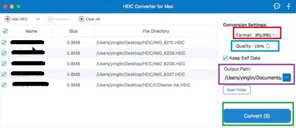 convert heic to jpg with aiseesoft heic converter