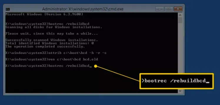 attrib not resetting system file