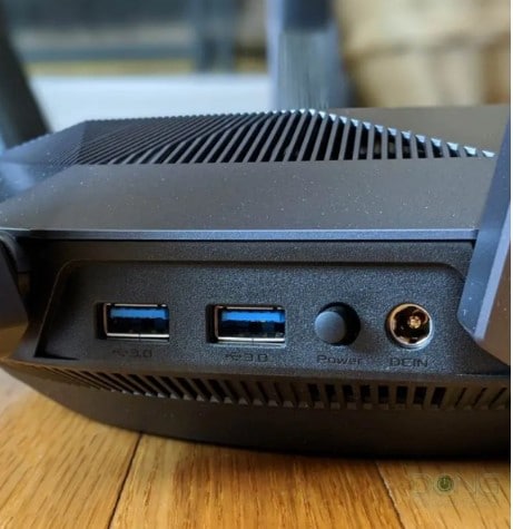 a wireless router with usb ports