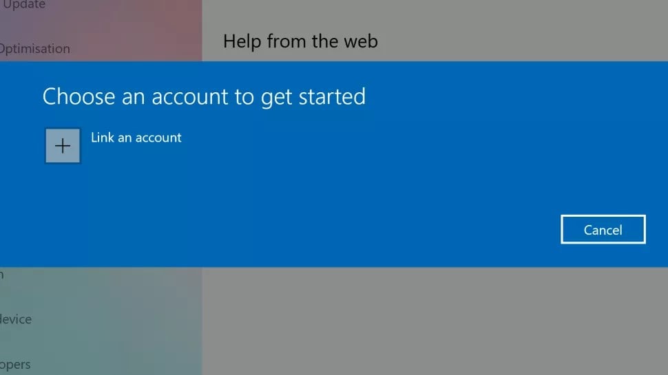 link your microsoft account