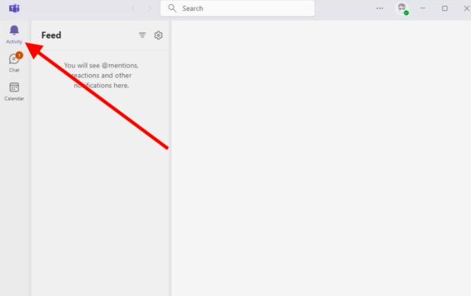 check activity tab on microsoft teams