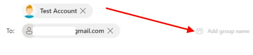 add group name on chat app