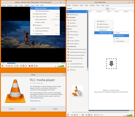 reprodutor de mídia vlc