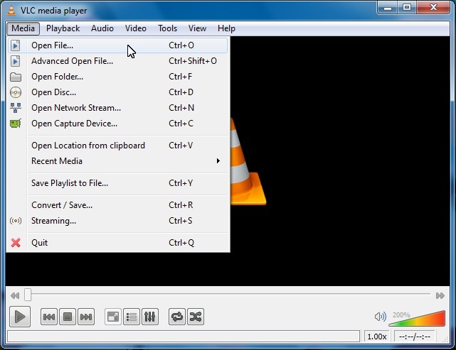 vlc media player pour amr audio