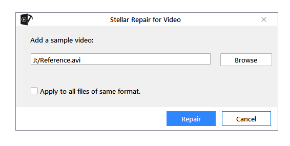 opción de añadir video de muestra
