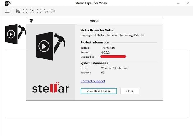 réparation stellar pour la vidéo