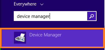 open device manager