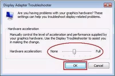disable hardware acceleration