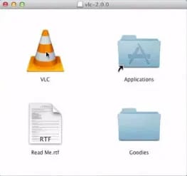 vlc im Programmordner ablegen