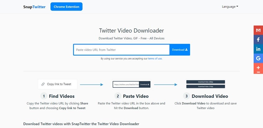 snaptwitter video downloader