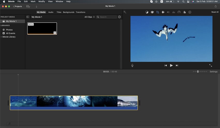 видеоредактор imovie