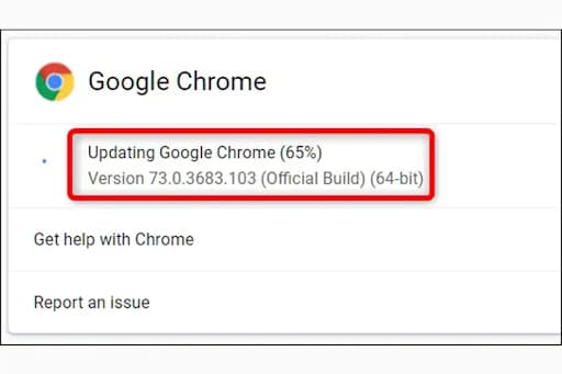 update chrome