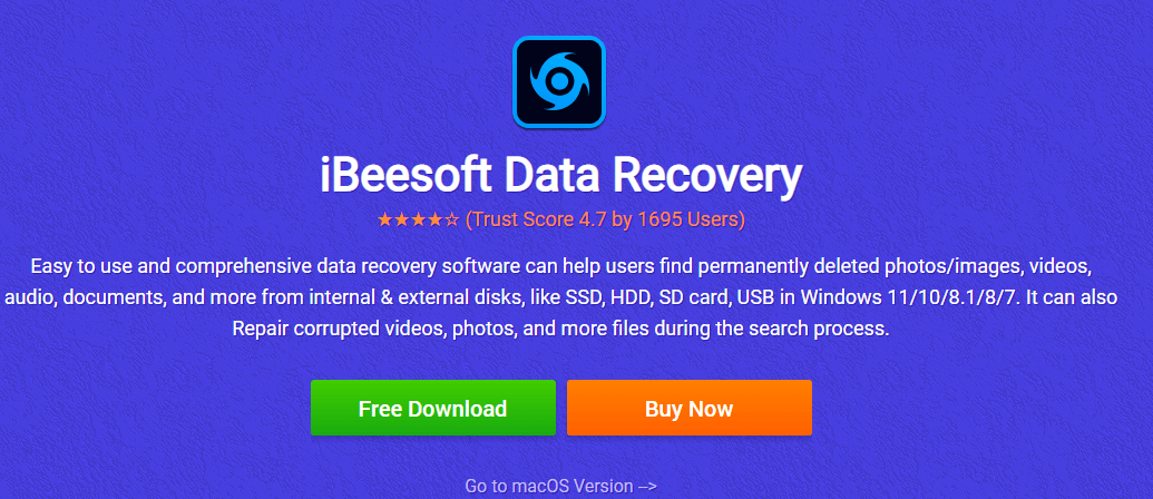 Descargar gratis el programa iBeesoft data recovery