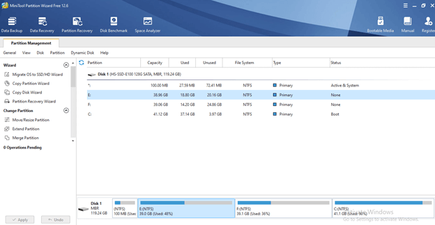 partition manager 10
