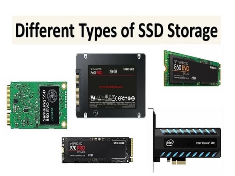 Arten von SSDs