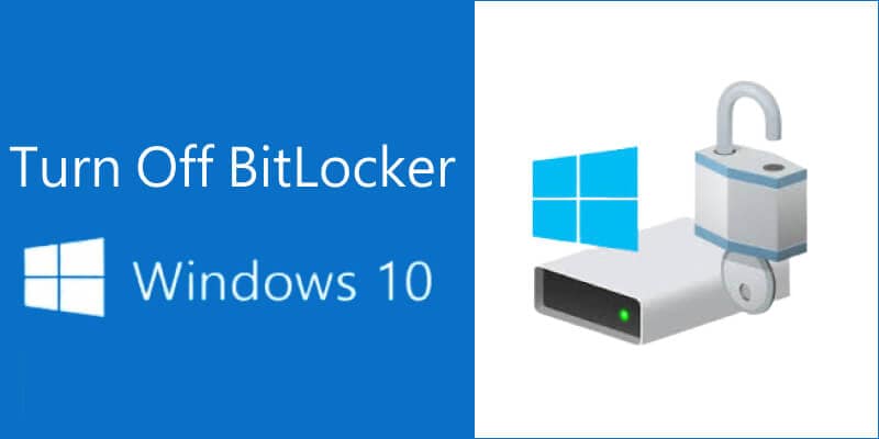 disable bitlocker on windows 10