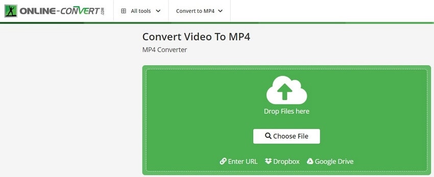 onlineconvert pour convertir 3g2 3gp en mp4 gratuitement