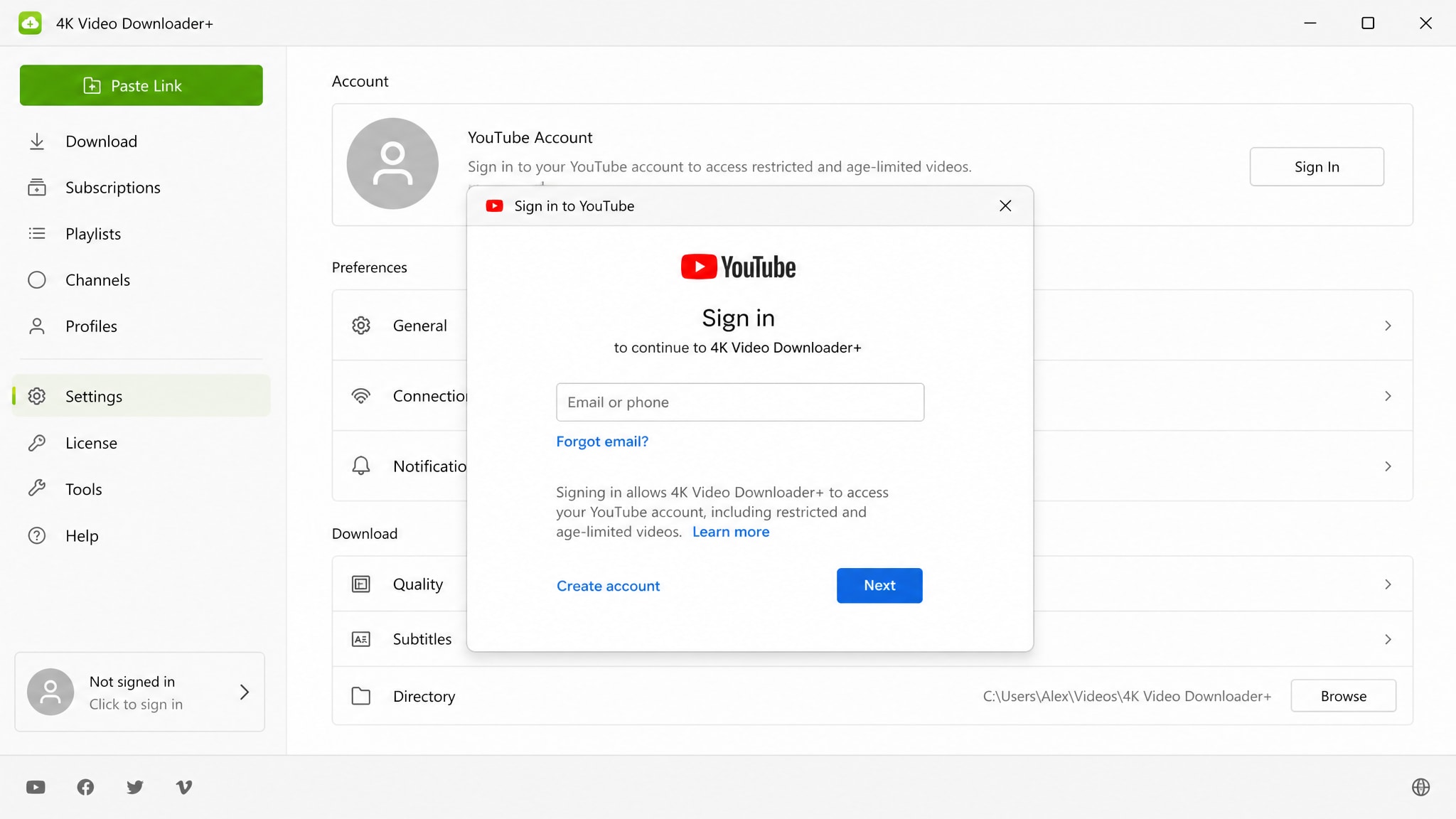 4K Video Downloader not working header banner