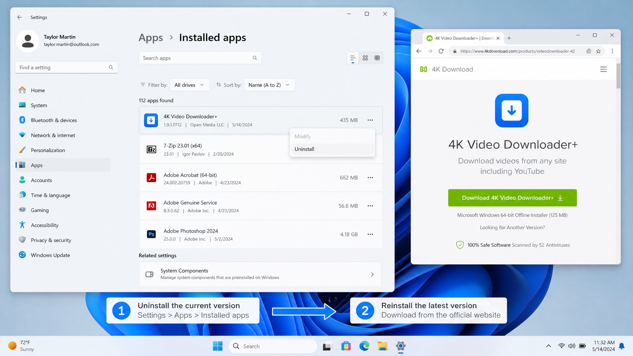 4K Video Downloader not working header banner