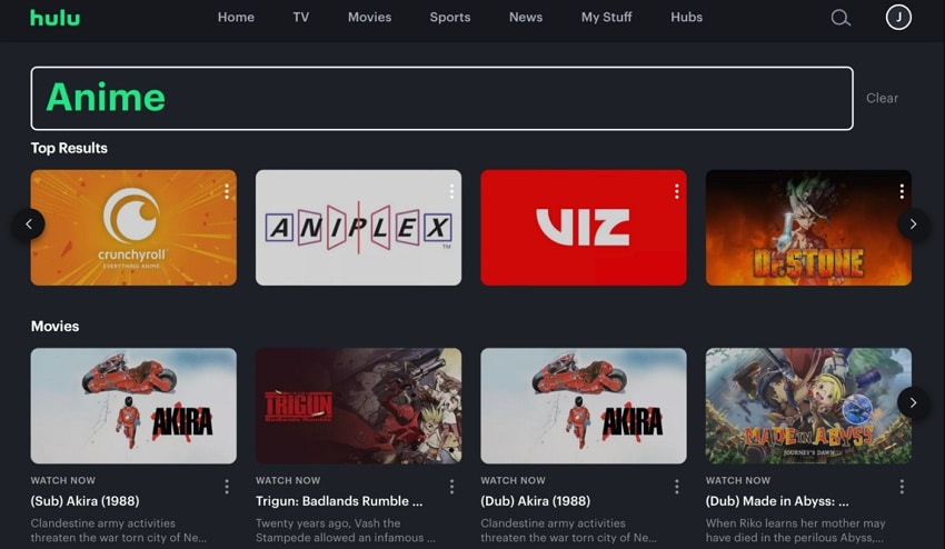 hulu alternative to 9anime