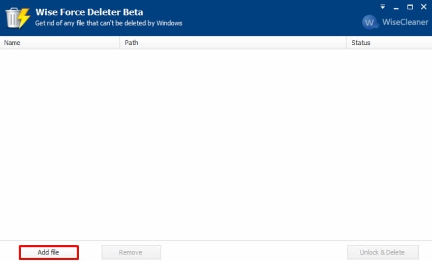 add files in wise deleter