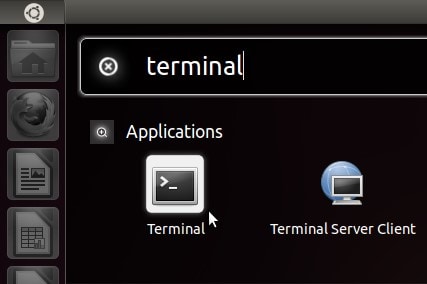 acceso a terminal de programa