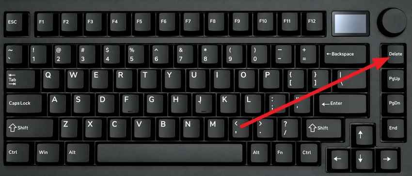 press delete for acer desktop bios
