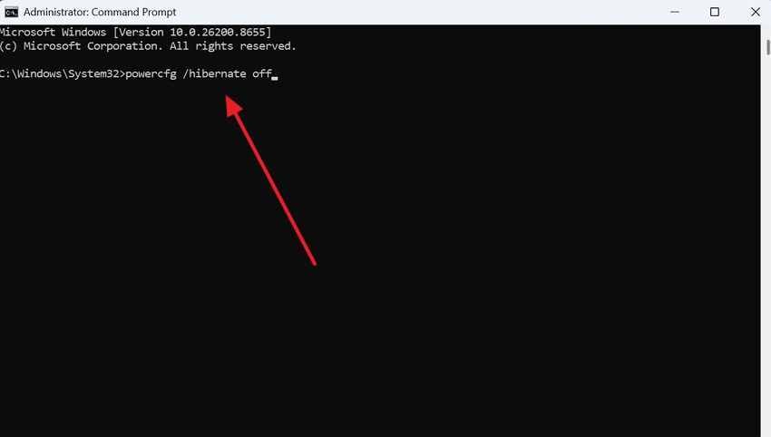disable hibernation for acer laptop black screen
