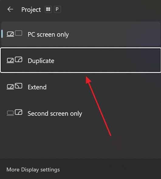 duplicate acer laptop screen to external monitor
