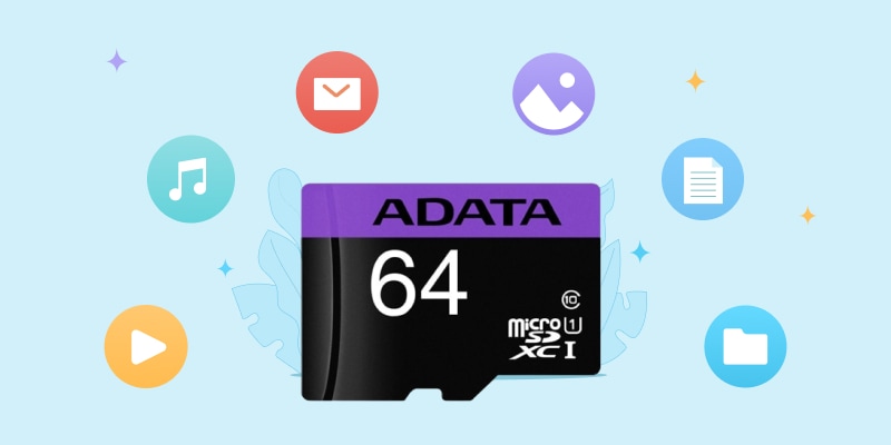 ADATA détendu une carte microSDXC avec adaptateur carte mémoire