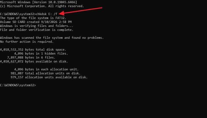 run chkdsk on adata usb
