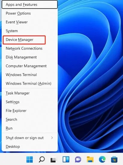 open device manager