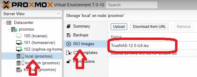 adding truenas on proxmox