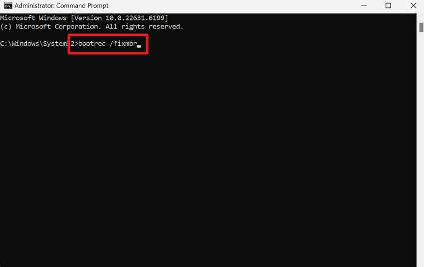 use boot repair commands