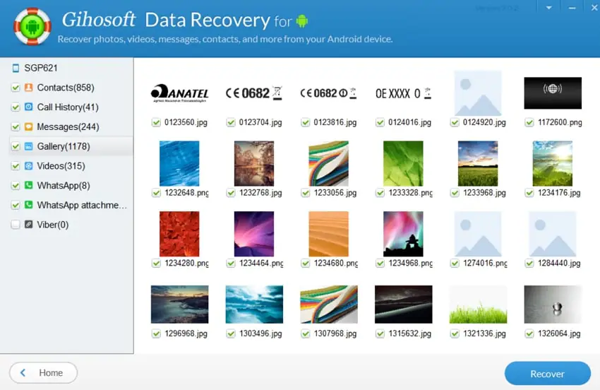 gihosoft free android data recovery tool 