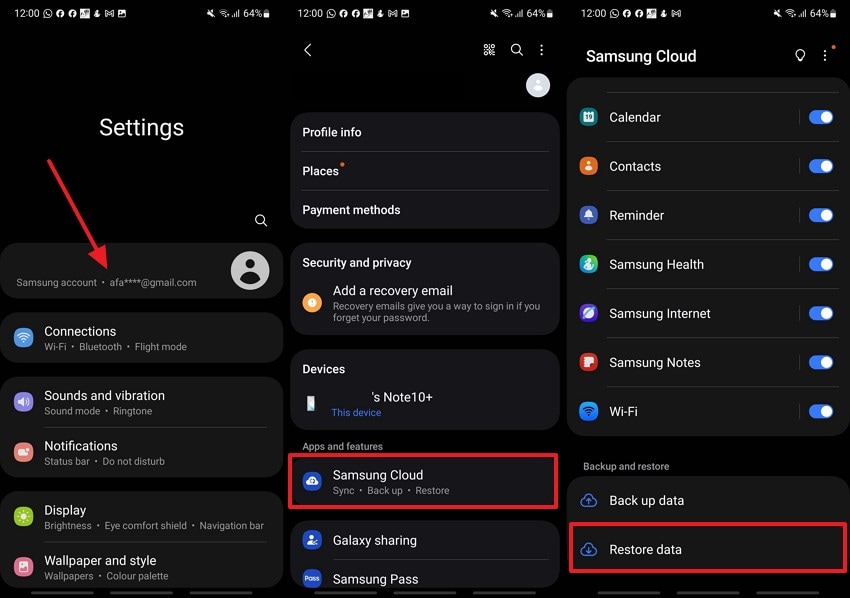 restore files from android recycle bin