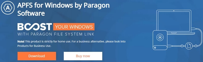 paragon apfs para windows