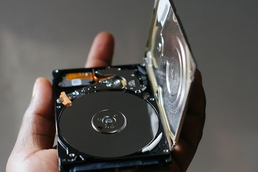 appearance of hard disk