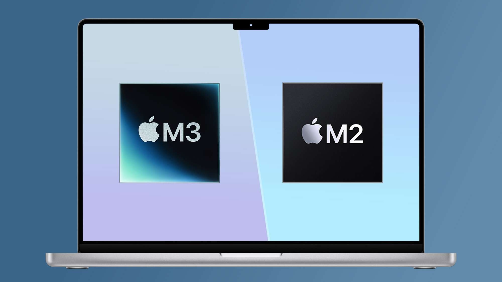 comparación entre Apple M3 y M2