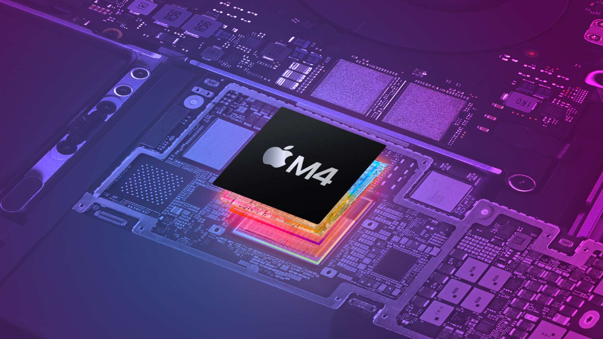 carte mère Apple à puce M4 