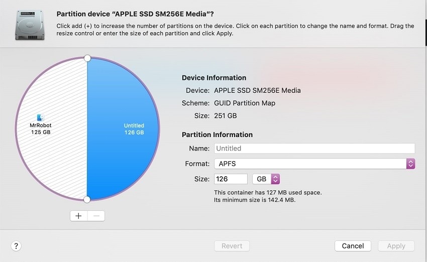 apple partition type atfs