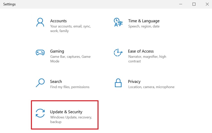 obtain update and security