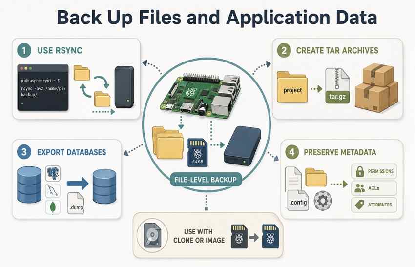 back up raspberry pi files