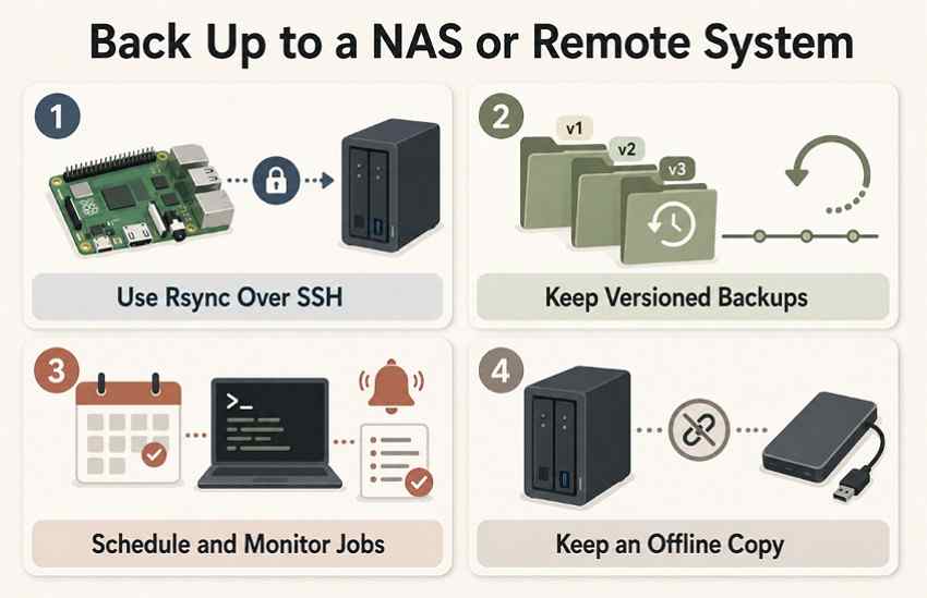 back up raspberry pi to nas