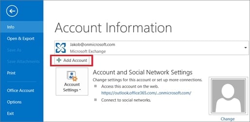 select add gmail account