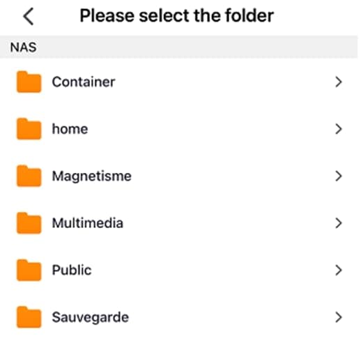 select iphone  files or folders