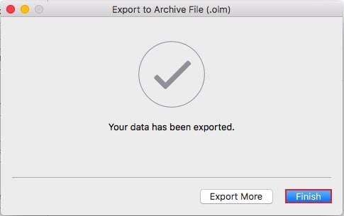 export outlook backup file to archive