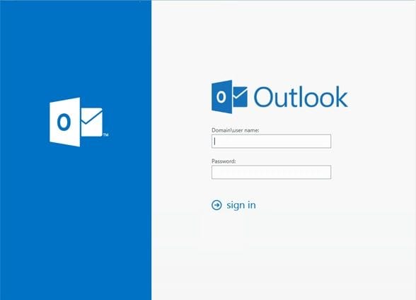 launch the ms outlook