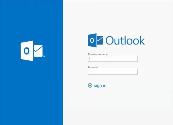 launch the ms outlook